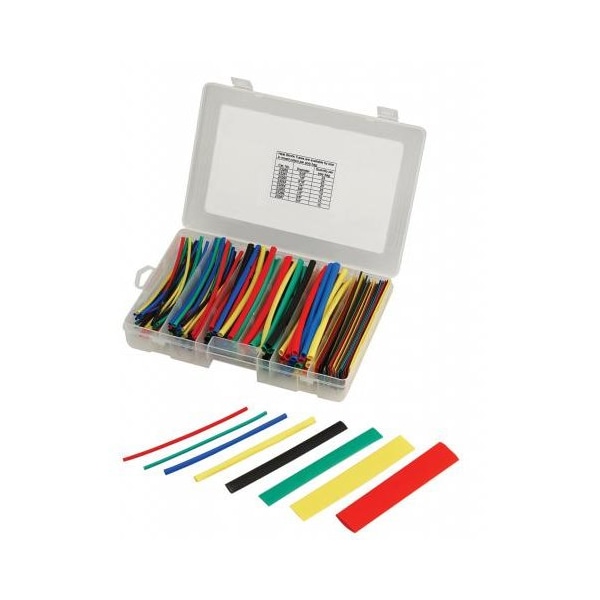 S&G Tool Aid Heat Shrink Tube Assortment, 2:1 I.D. Shrink Ratio, Assorted SG23250 - main